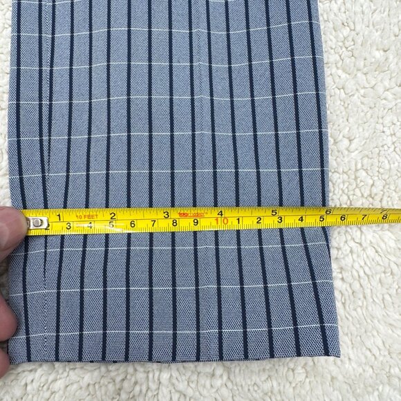 NEW Theory Womens Blue Stripes Straight Leg Dress Pants, Size 4 NWOT - Picture 9 of 11